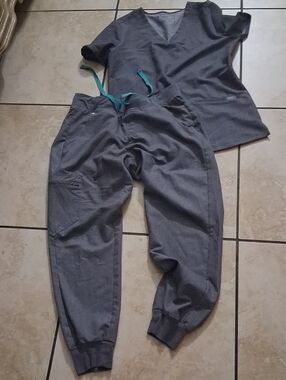 Figs Graphite  Scrub  Jogger Set Xs/Sp